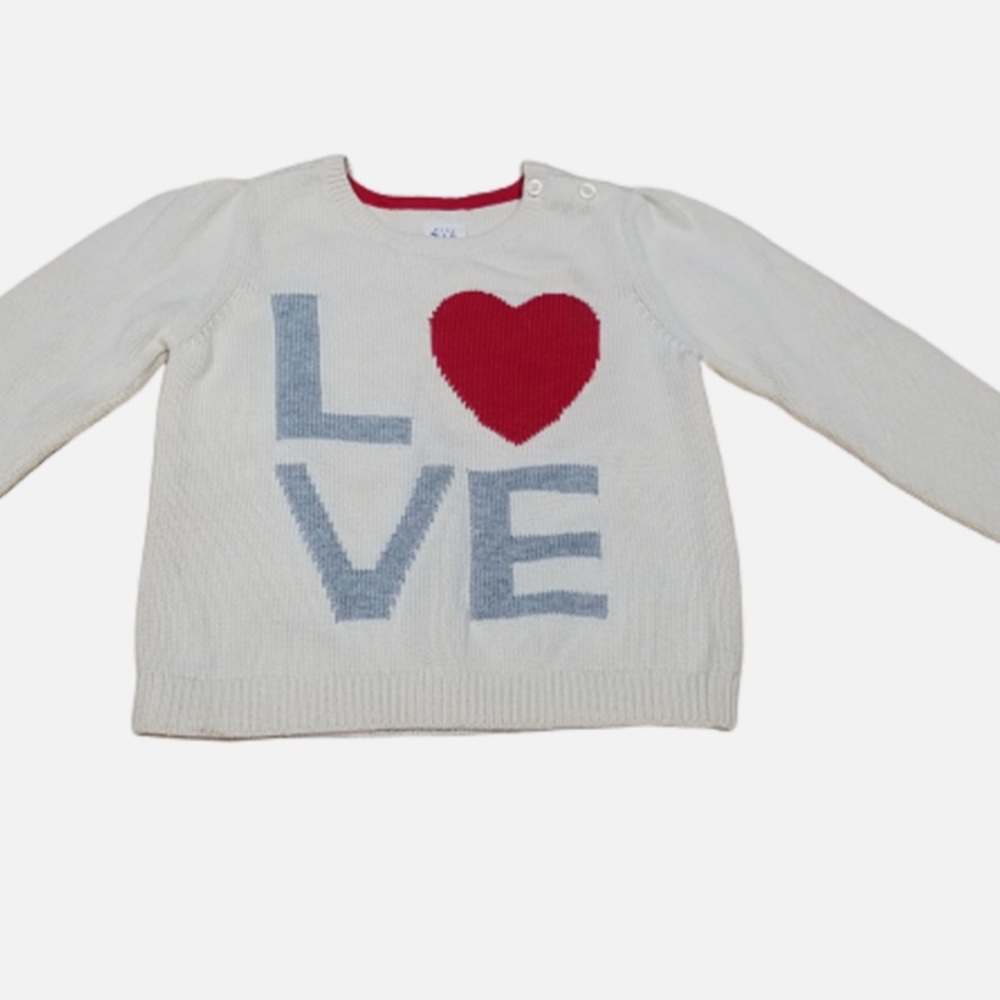 GAP Baby Infant LOVE HEART Sweater